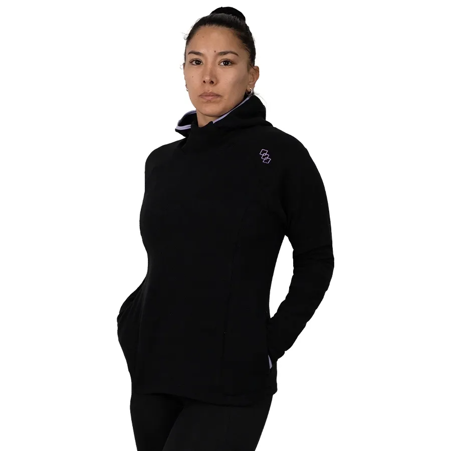 Imagen 2 de 5 de Buzo Kamp Micropolar C/Capucha W25-NEGRO