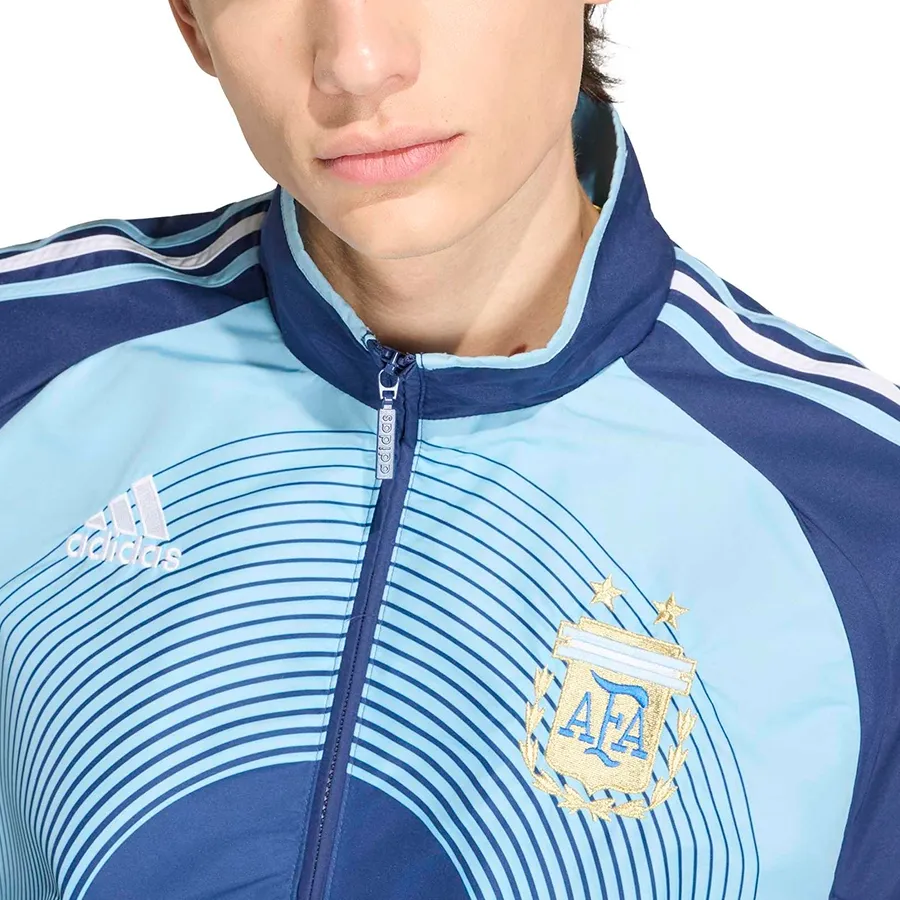 Imagen 3 de 6 de Campera adidas Deportiva Alternativa Selección Argentina 2006 Afa-MARINO/CELESTE