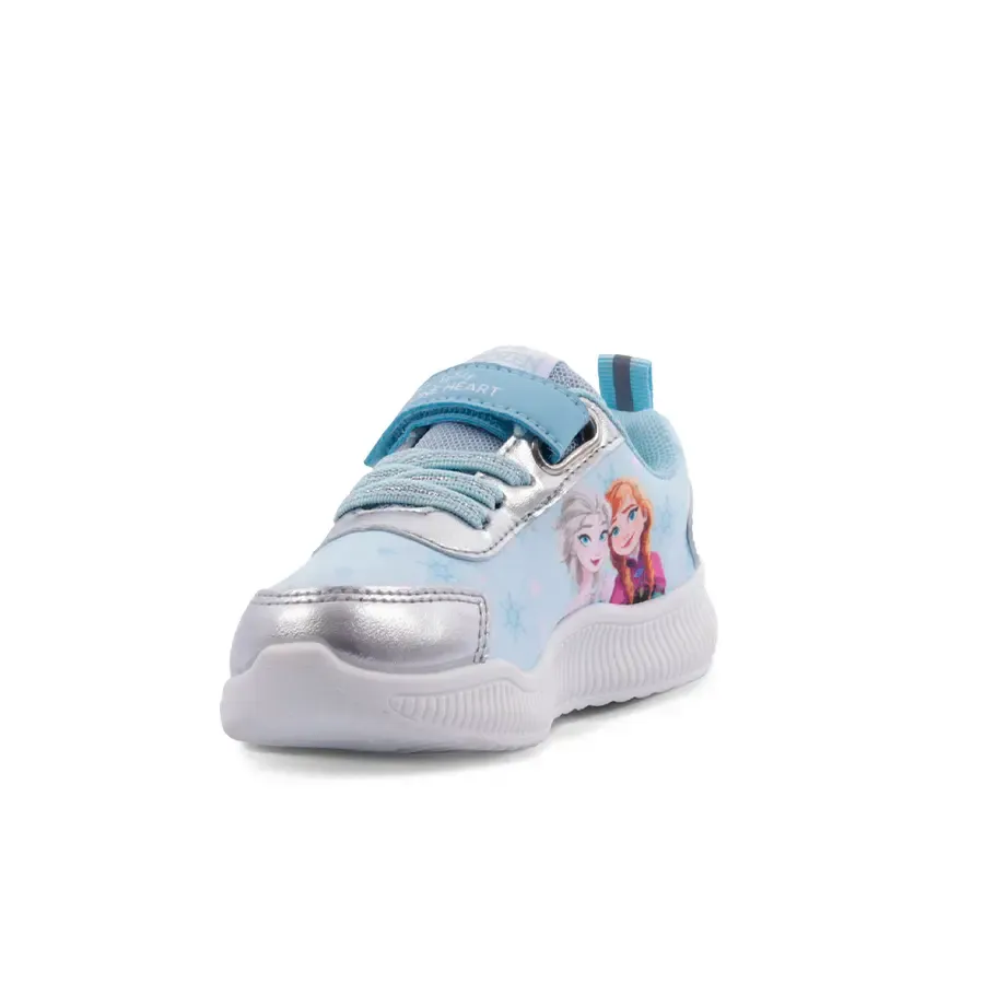 Imagen 1 de 3 de Zapatillas Footy Frozen Plus-CELESTE/PLATA