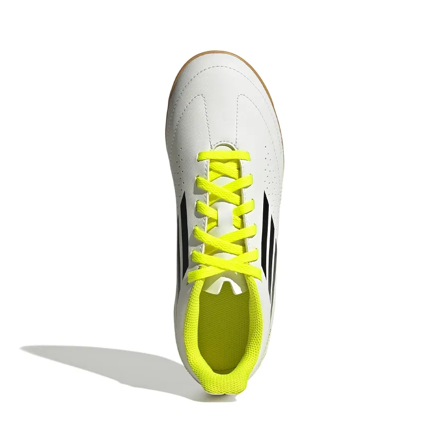 Imagen 3 de 7 de Botines adidas Deportivo III In-BLANCO/AMARILLO FLUOR