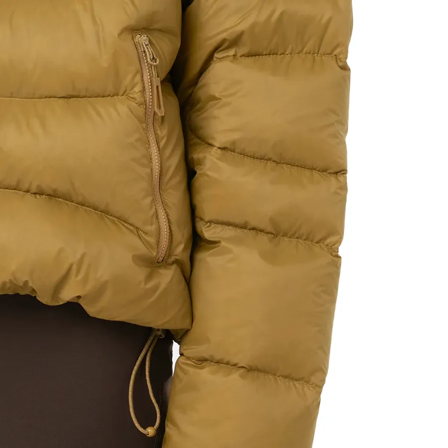 Imagen 5 de 7 de Campera Salomon Outline Nov Crop Down-MOSTAZA