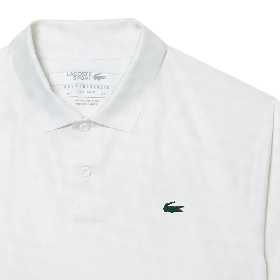 Imagen 4 de 5 de Remera Lacoste Novak Djokovic-BLANCO