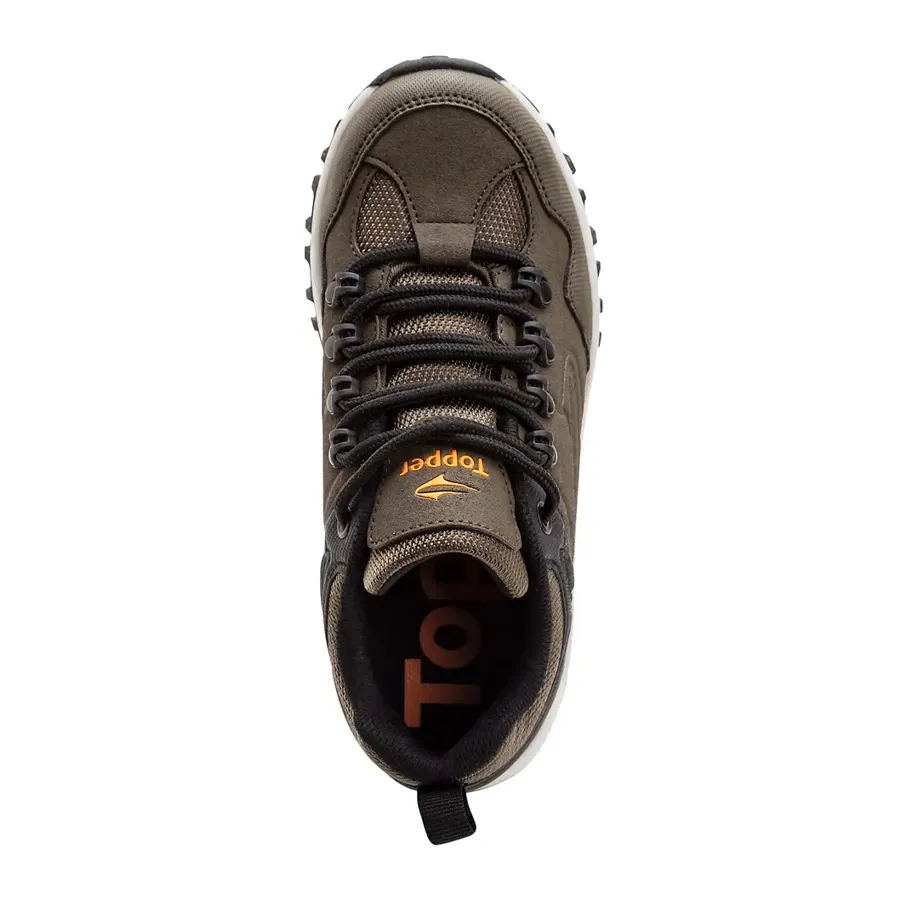 Imagen 2 de 5 de Zapatillas Topper Gondor Iii Kids-VERDE OLIVA/NEGRO