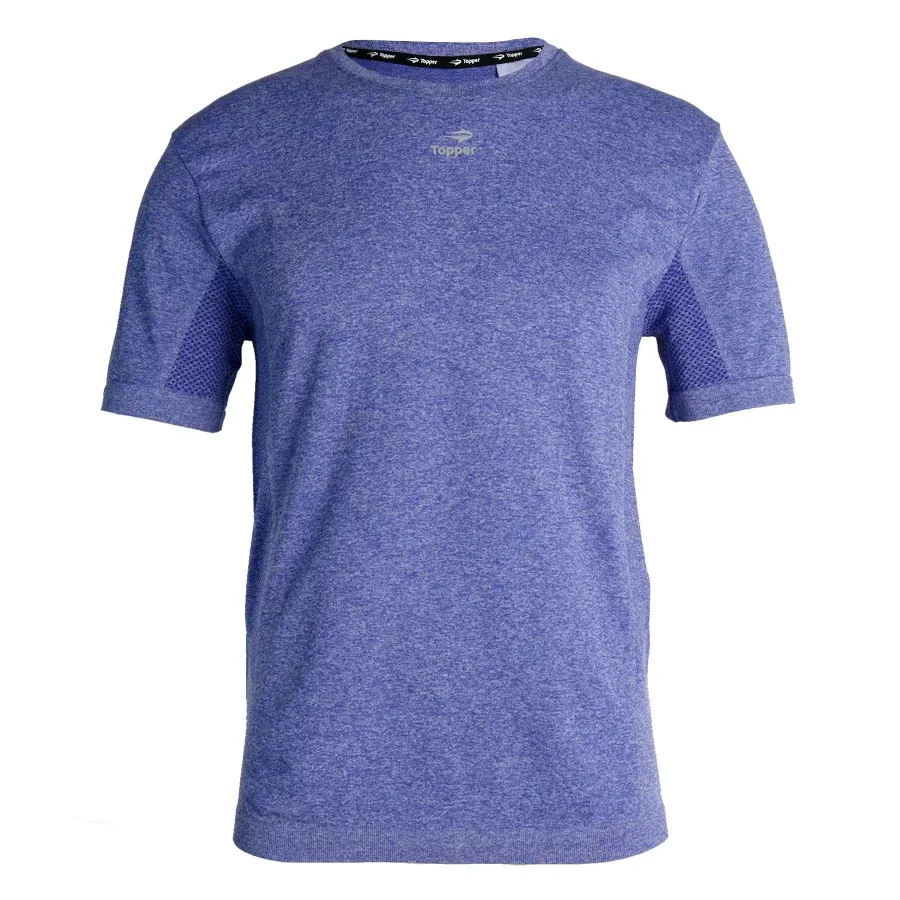 Imagen 0 de 4 de Remera Topper Mc Mns Seamless-AZUL