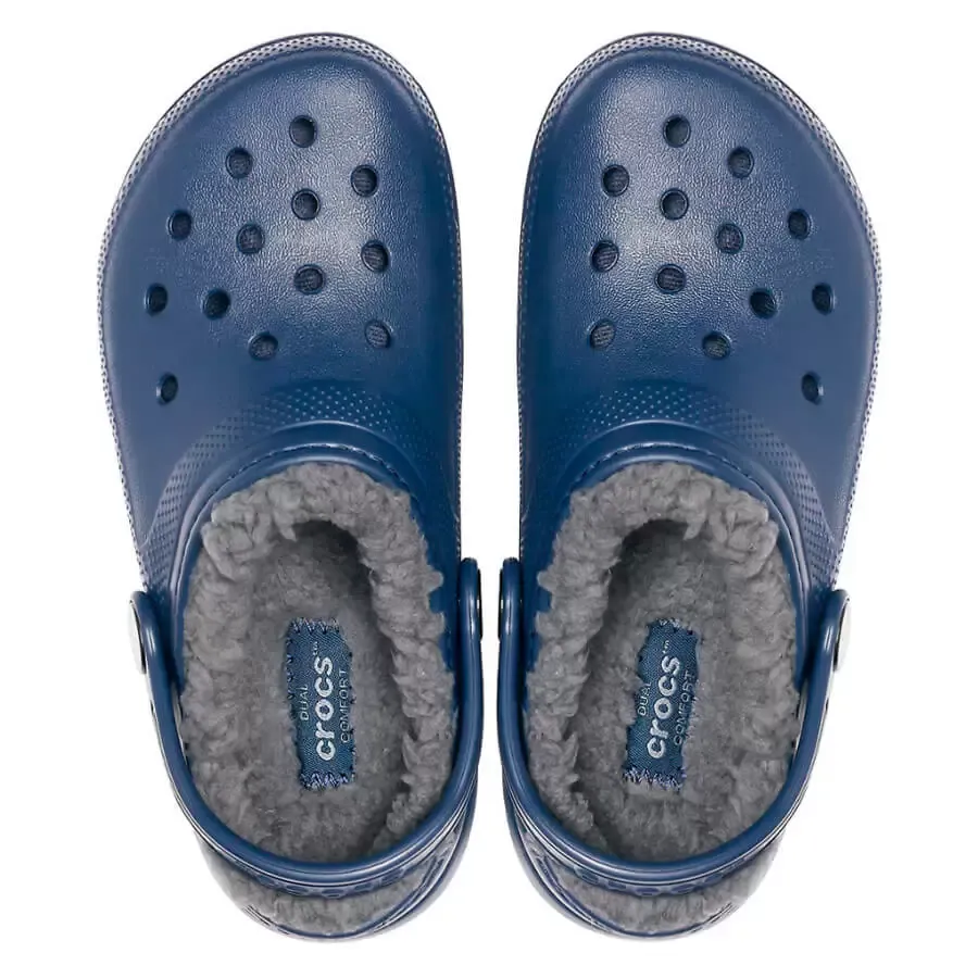 Imagen 3 de 5 de Sandalias Crocs Classic Lined Clog-MARINO/GRIS