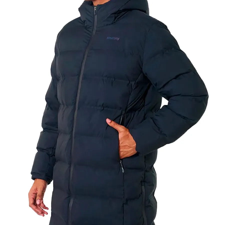Imagen 1 de 5 de Campera Saucony Surge Heat Long-NEGRO