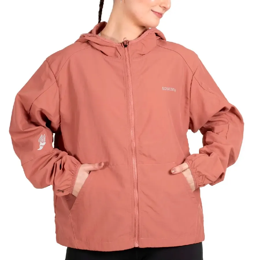 Imagen 0 de 3 de Campera Saucony Metro Windbreaker-SALMON