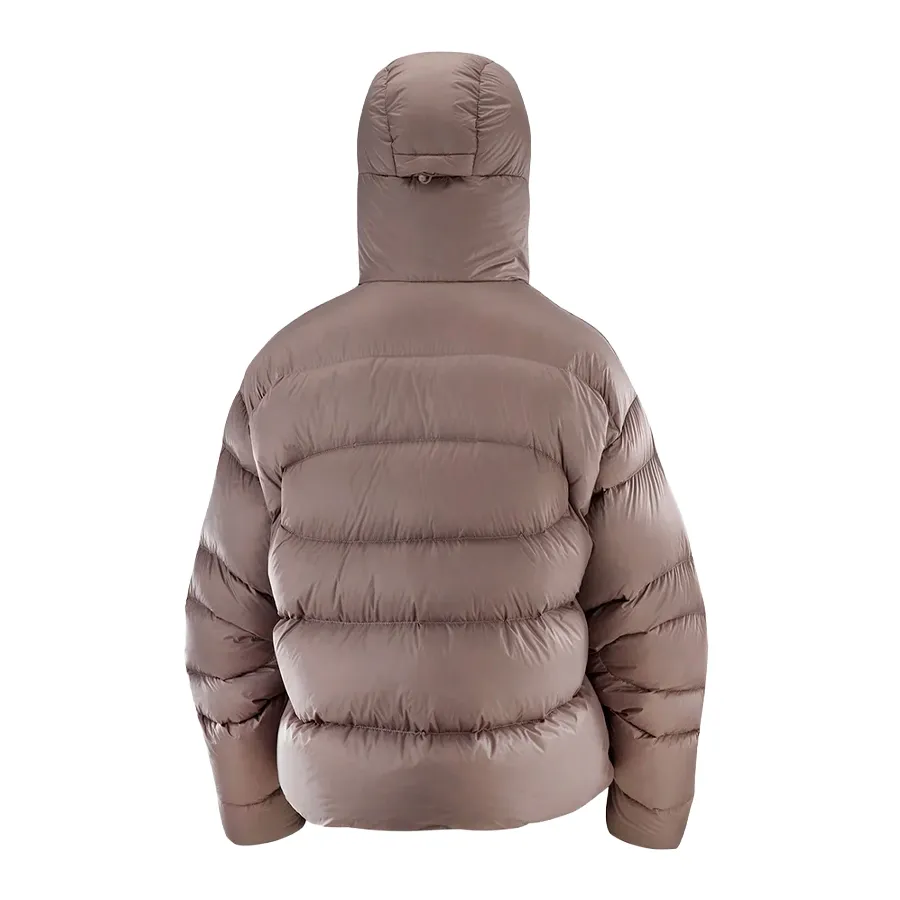 Imagen 3 de 8 de Campera Salomon Outline Nov Crop Down-GRIS/MARRON