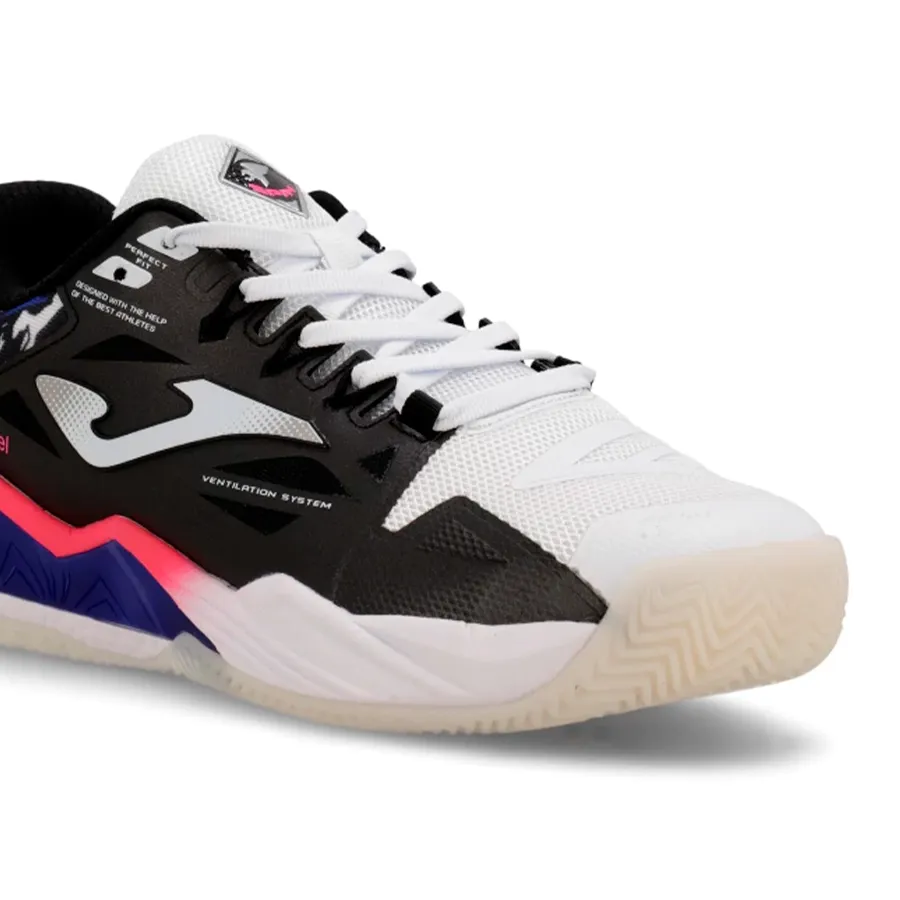 Imagen 6 de 8 de Zapatillas Joma Padel Spin-BLANCO/NEGRO/AZUL FRANCIA