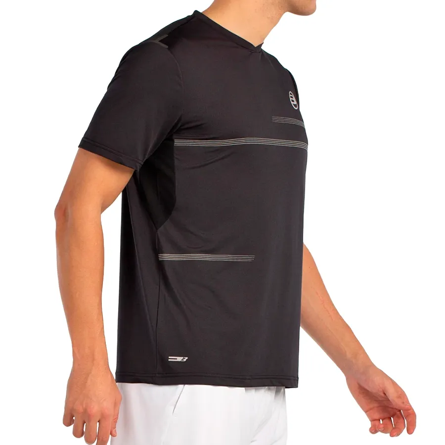 Imagen 1 de 4 de Remera Bullpadel Montuno-NEGRO