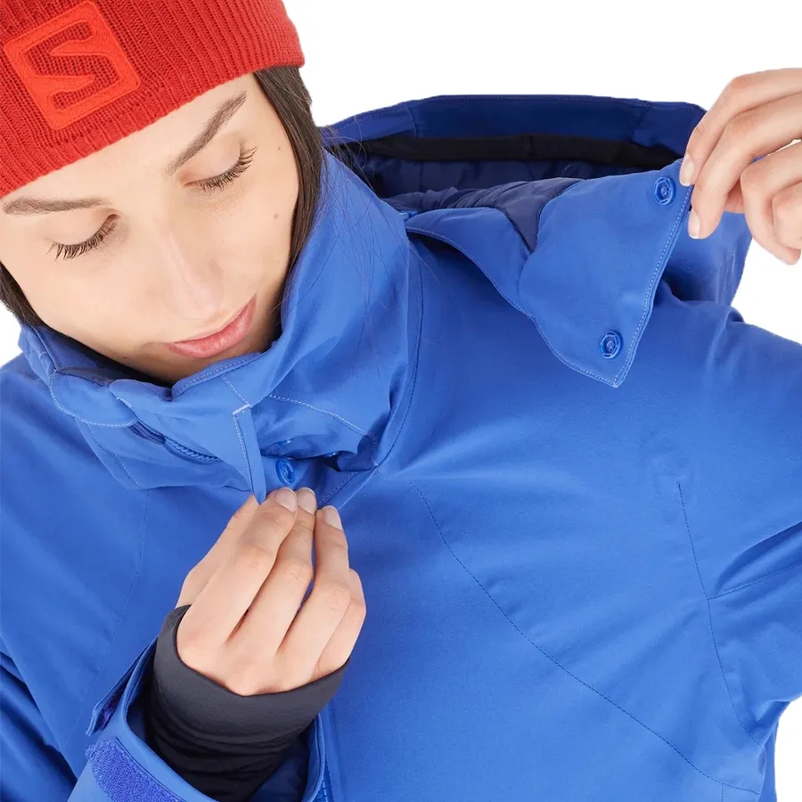 Imagen 6 de 8 de Campera Salomon Brilliant-AZUL