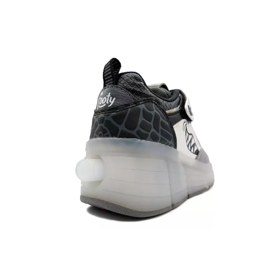 Imagen 1 de 5 de Zapatillas Footy Roller Shark-GRIS/NEGRO