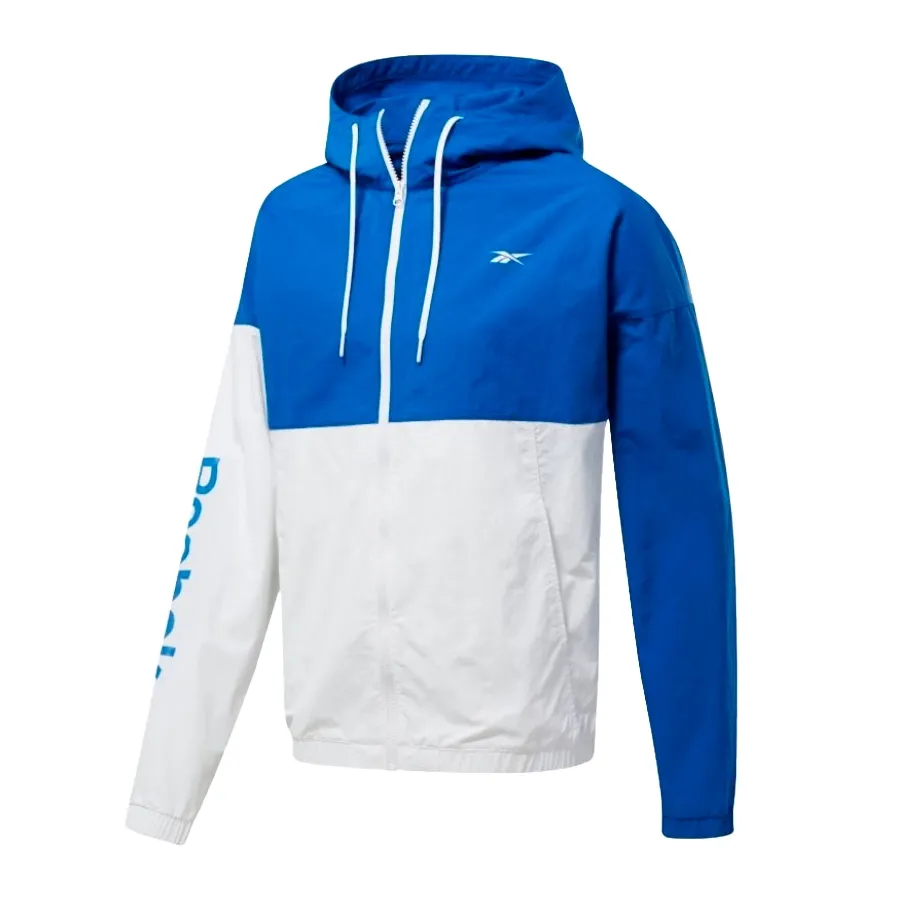 Imagen 0 de 2 de Campera Reebok Rompeviento Essentials-AZUL/BLANCO