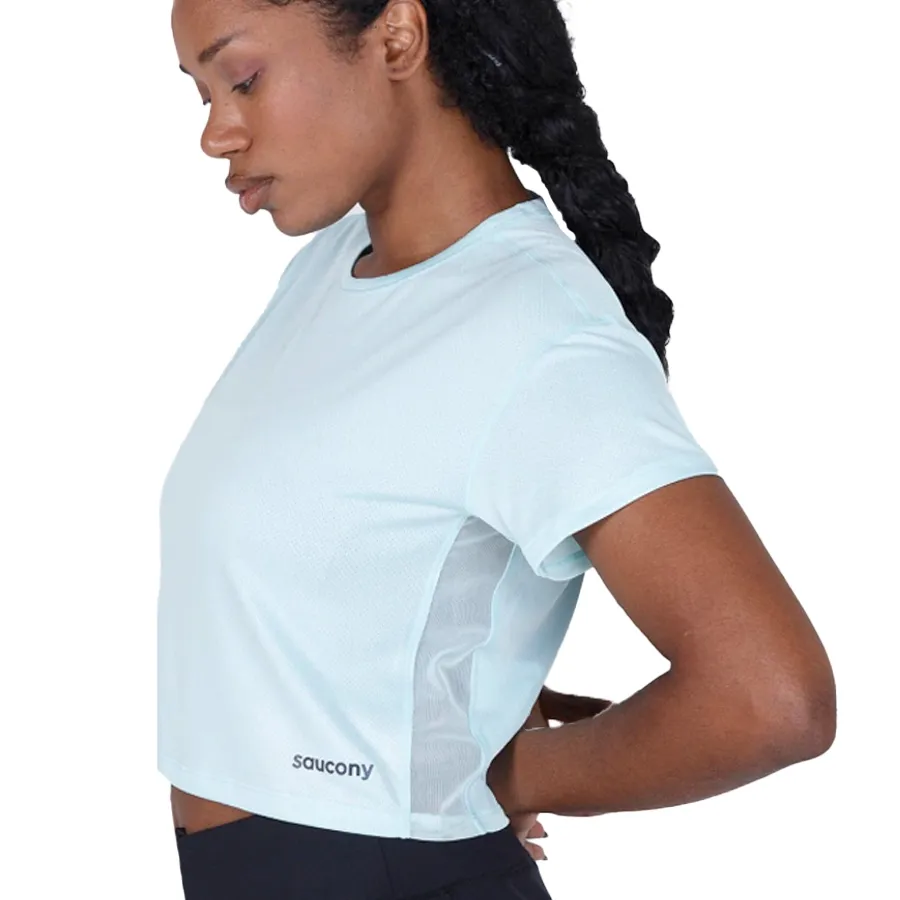 Imagen 3 de 4 de Remera Saucony Elevate Short Sleeve-AQUA