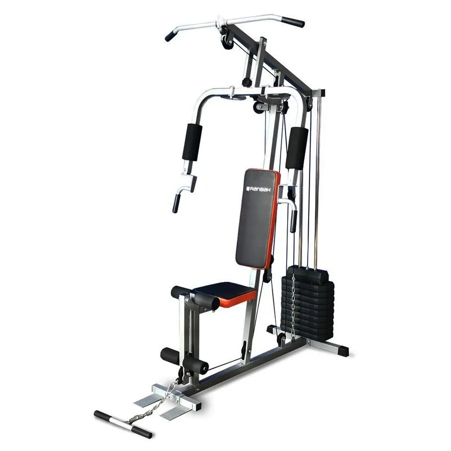 Imagen 1 de 4 de Ranbak Multigimnasio Carga En Lingotes De 44.5 Kg-NEGRO