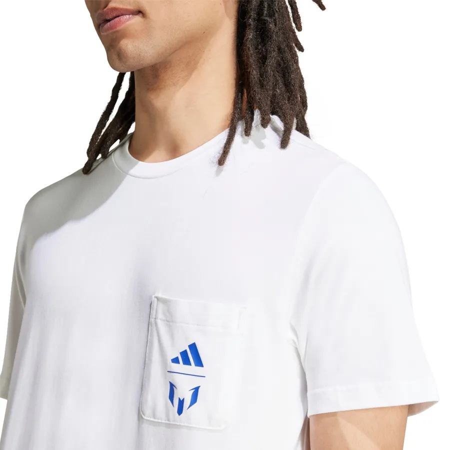 Imagen 3 de 5 de Remera adidas Messi Icon G T-BLANCO
