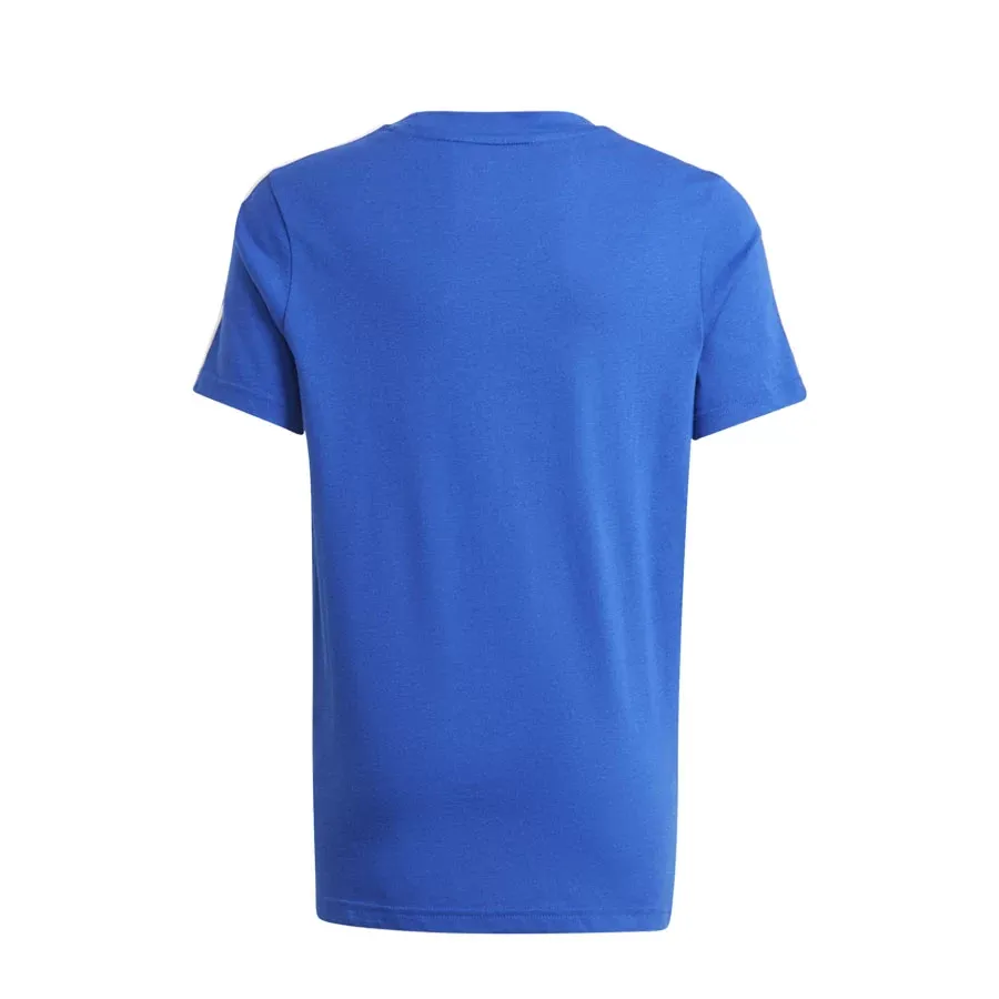 Imagen 1 de 5 de Remera adidas Essentials 3 Stripes-AZUL/BLANCO