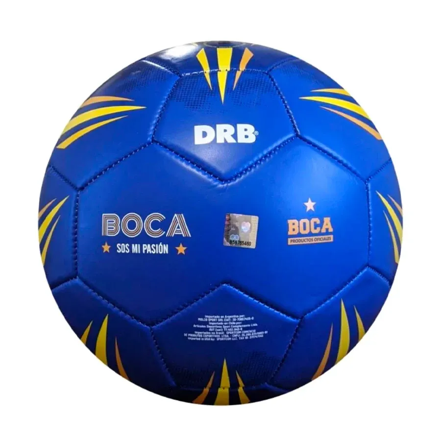 Imagen 1 de 4 de Pelota DRB Boca Juniors 20-AZUL/AMARILLO