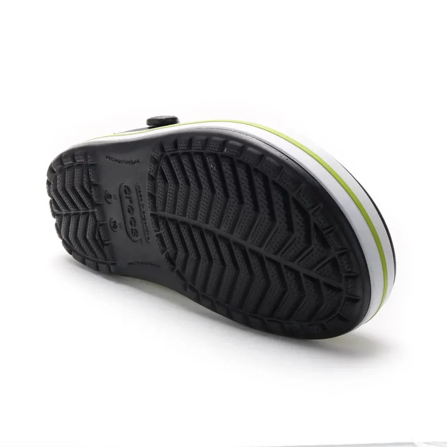 Imagen 3 de 4 de Ojotas Crocs Crocband Vd-NEGRO/BLANCO/VERDE