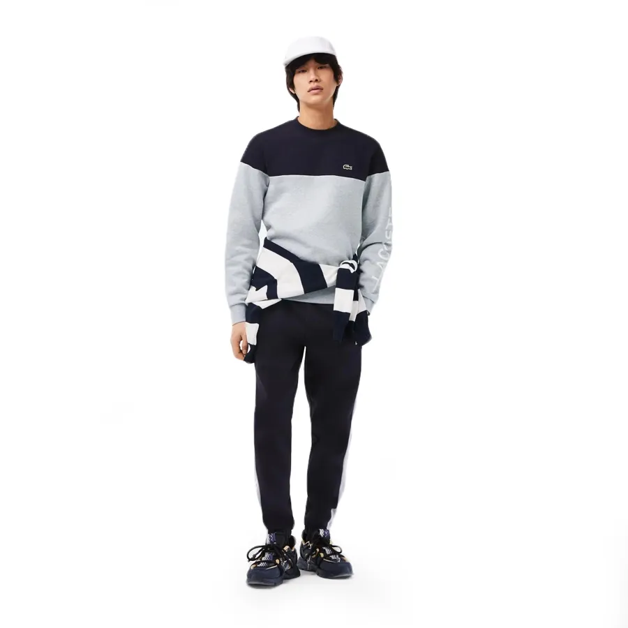 Imagen 3 de 6 de Buzo Lacoste -GRIS/NEGRO
