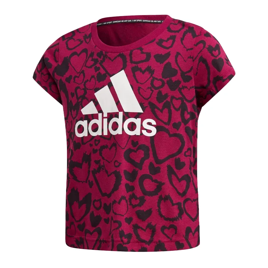 Imagen 0 de 5 de Remera adidas Must Haves-PURPURA/NEGRO/BLANCO