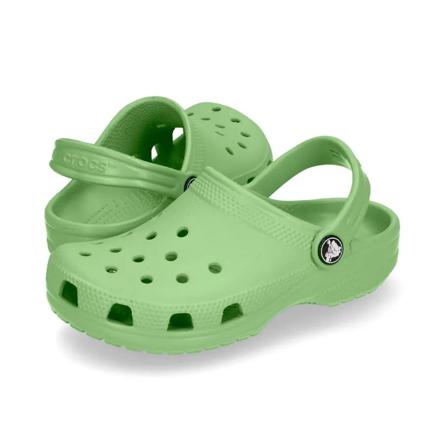 Imagen 2 de 4 de Ojotas Crocs Classic Kids-VERDE