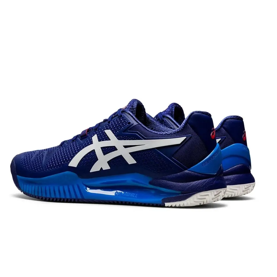 Imagen 2 de 7 de Zapatillas Asics Gel Resolution 8 Clay-MARINO/BLANCO/AZUL FRANCIA