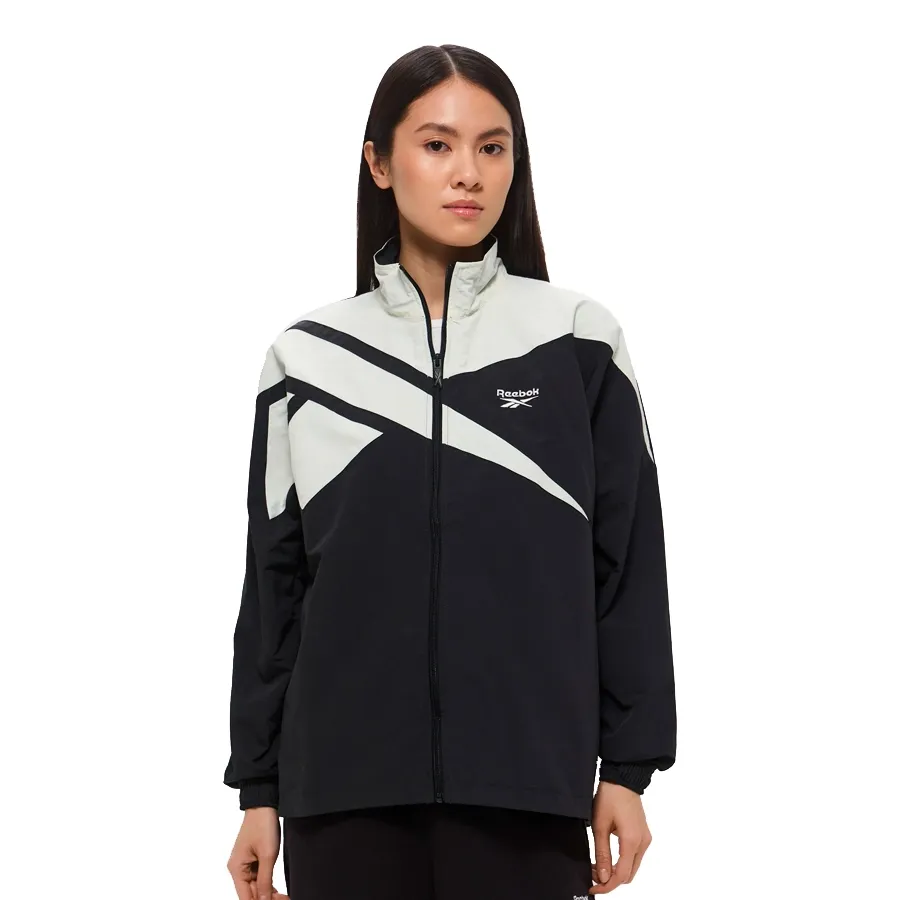 Imagen 0 de 5 de Campera Reebok Open Hem vector track-NEGRO/HUESO