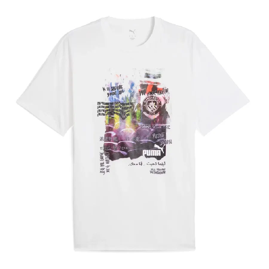 Imagen 2 de 5 de Remera Puma Manchester City ftblNRGY+-BLANCO