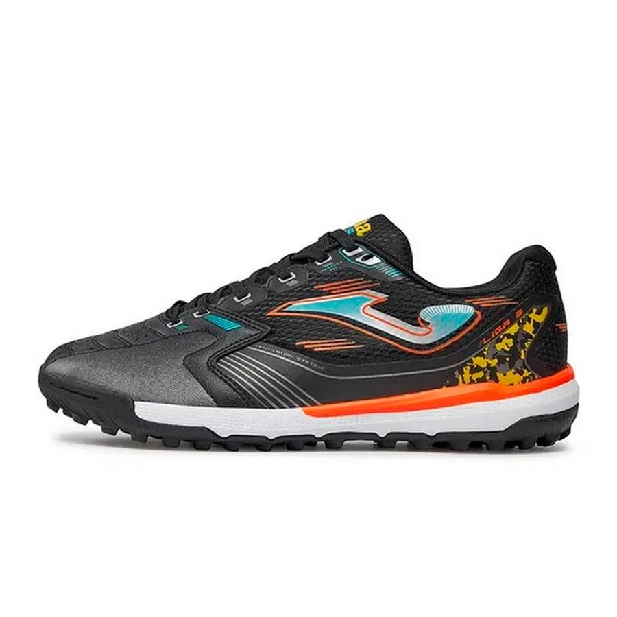 Imagen 2 de 5 de Botines Joma Liga 5 Tf-NEGRO/NARANJA/PLATA