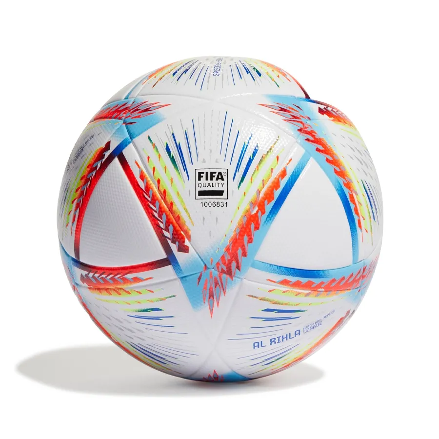 Imagen 1 de 4 de Pelota adidas Al Rihla Lge-BLANCO/AZUL/NARANJA