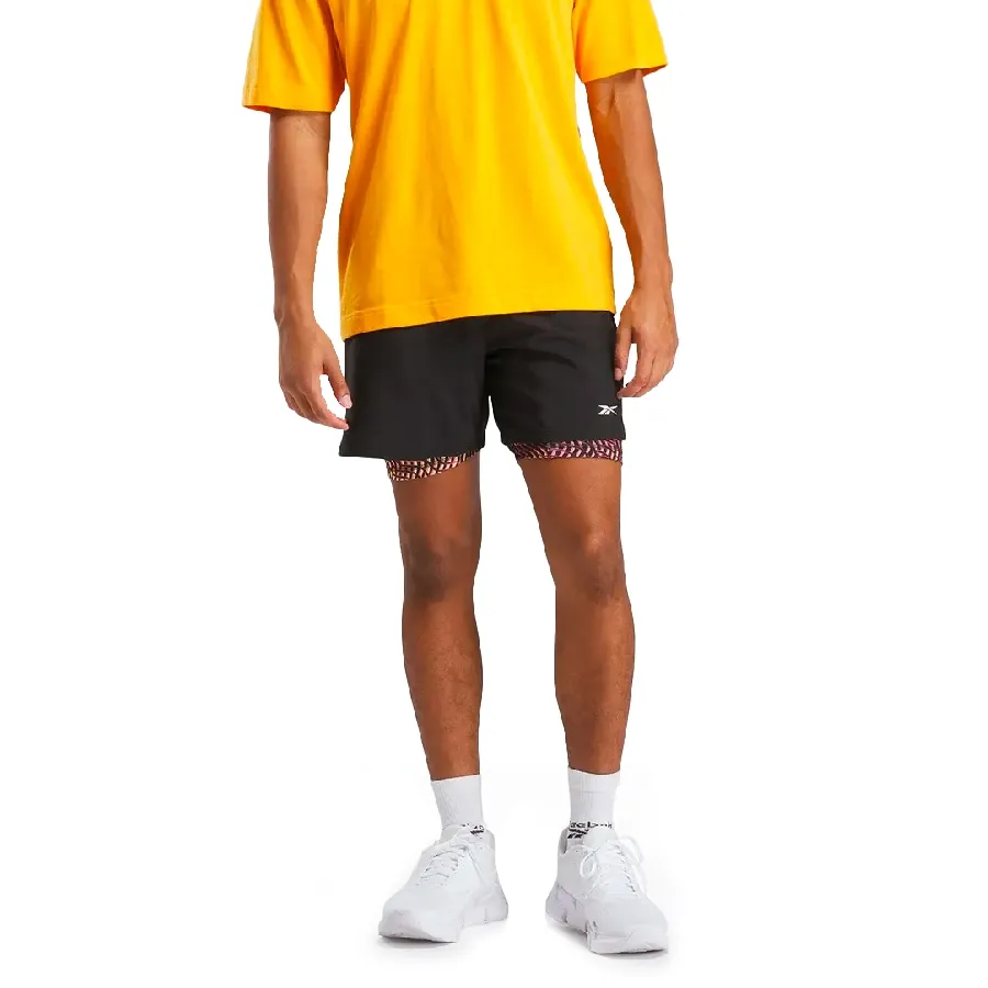 Imagen 0 de 2 de Shorts Reebok Athlete Hype2 en 1-NEGRO