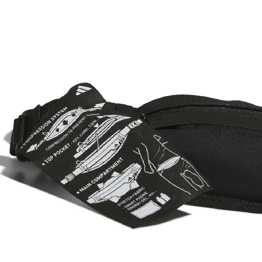 Imagen 3 de 4 de Riñonera Adidas Running-NEGRO