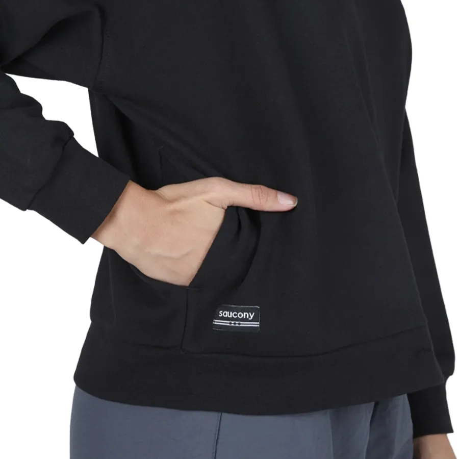 Imagen 2 de 3 de Buzo Saucony Hoodie Recovery Crew-NEGRO