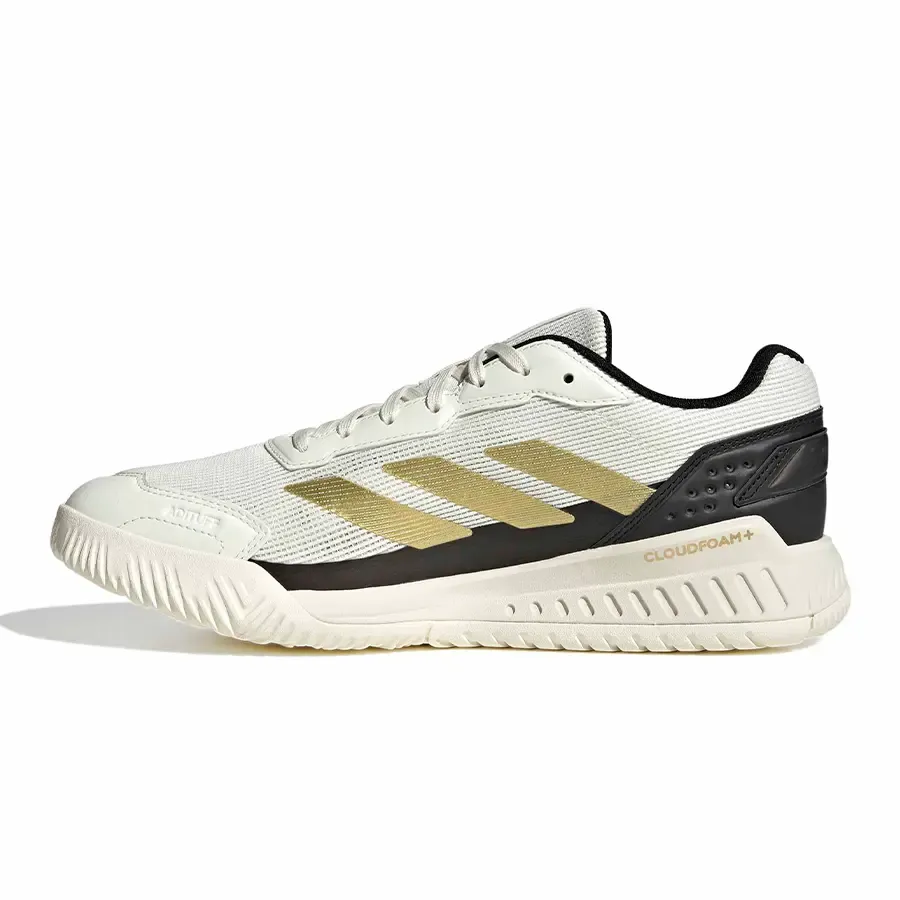 Imagen 2 de 7 de Zapatillas adidas Courtquik Pádel-BLANCO/NEGRO/DORADO