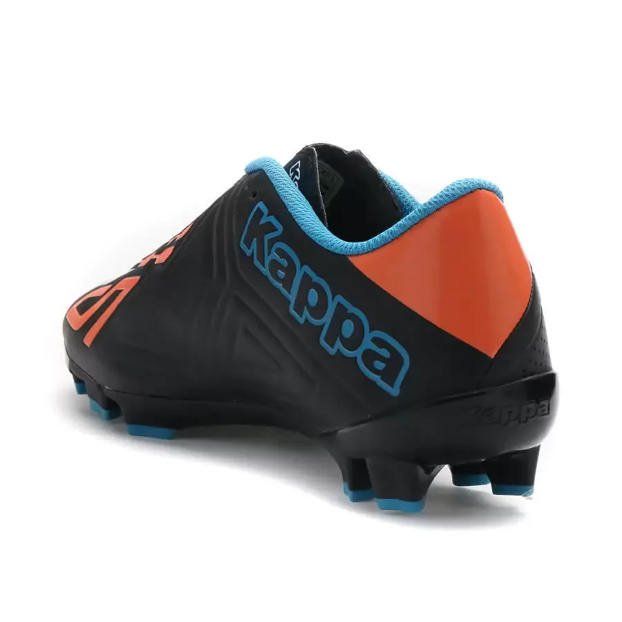 Imagen 2 de 5 de Botines Kappa 4 Soccer Starch Base Fg M-NEGRO/NARANJA