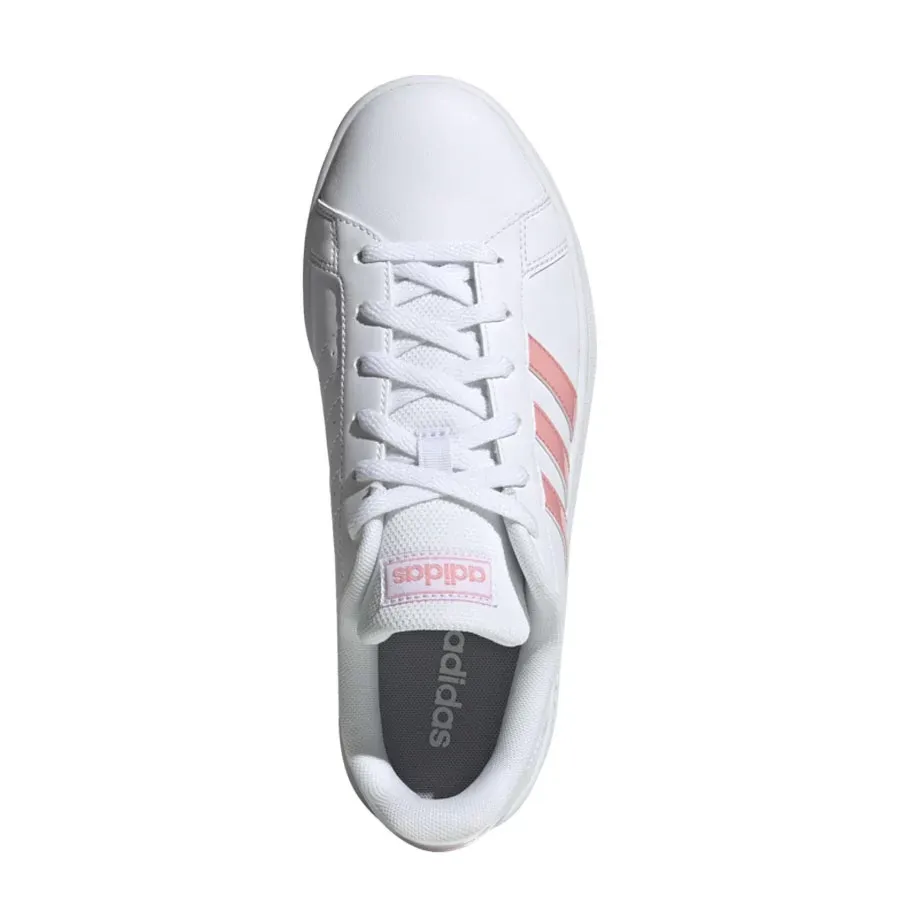 Imagen 3 de 6 de Zapatillas adidas Grand Court Base-BLANCO/ROSA