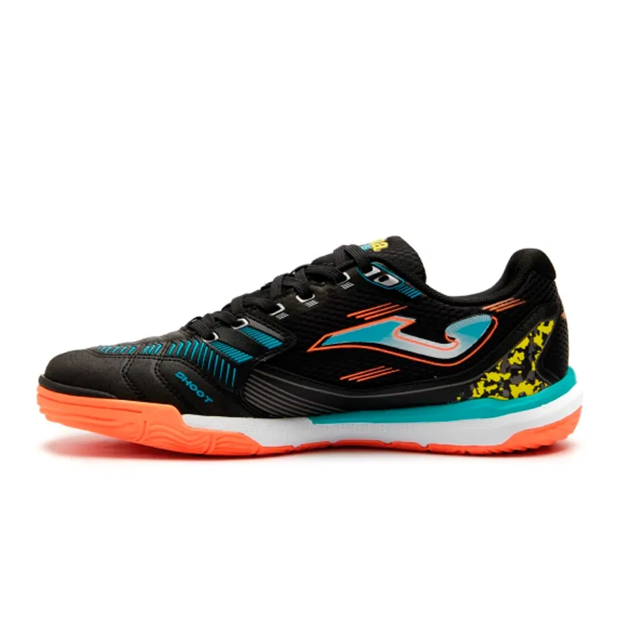 Imagen 1 de 6 de Botines Joma Liga 5 In-NEGRO/NARANJA/PLATA