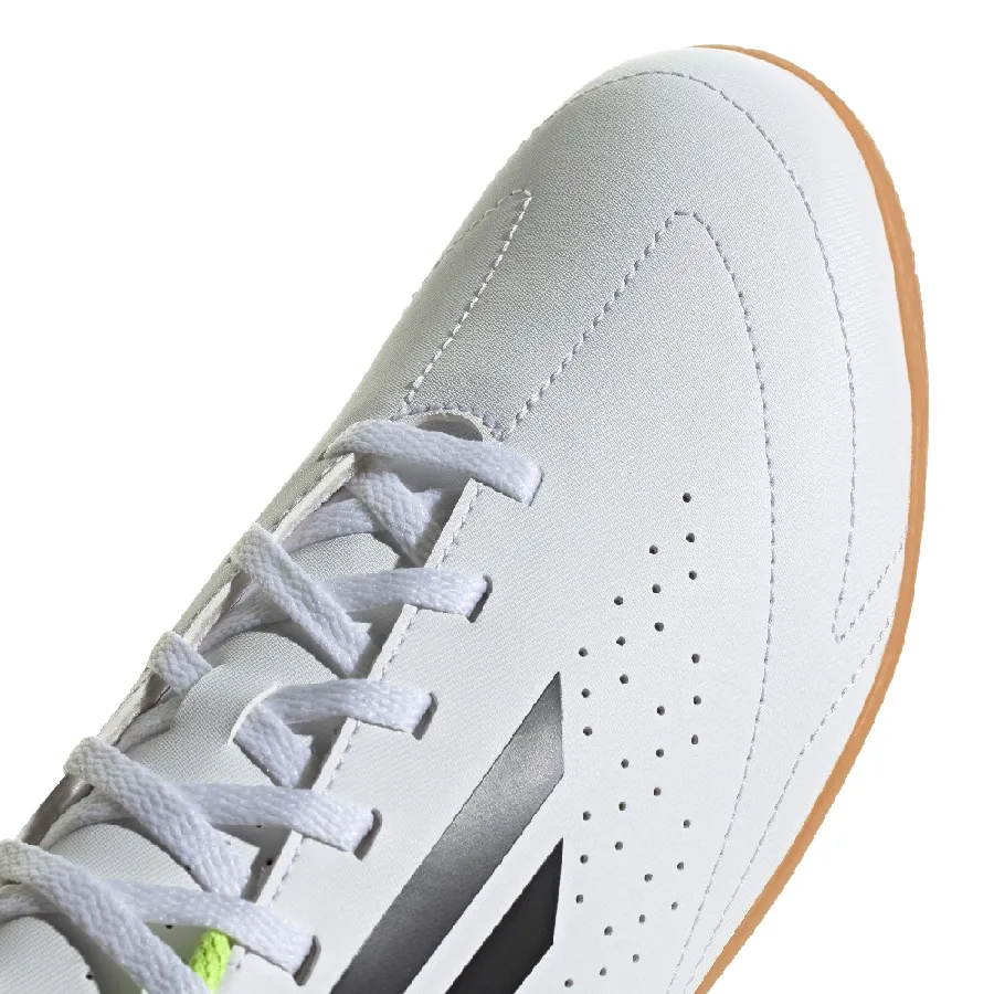 Imagen 7 de 8 de Botines adidas Deportivo Iii In-BLANCO/NEGRO/AMARILLO FLUOR