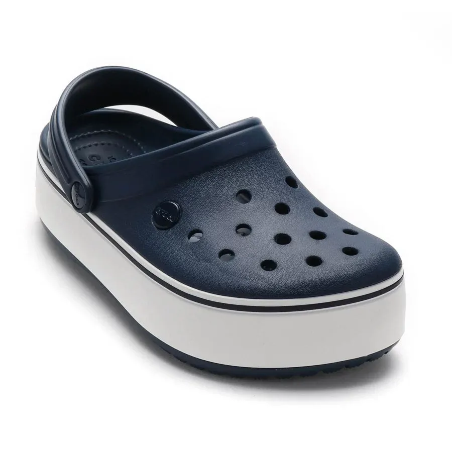 Imagen 0 de 4 de Ojotas Crocs Crocband Platform Clog-MARINO/BLANCO