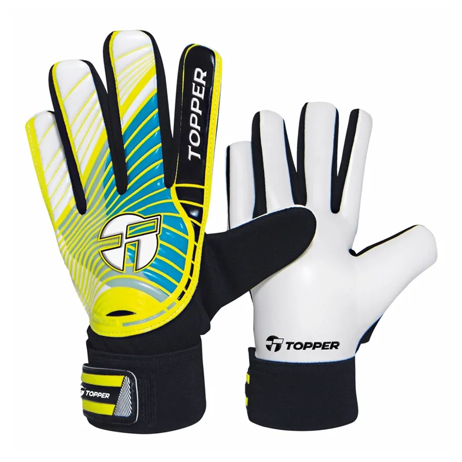 Imagen 0 de 1 de Guantes Topper Titanium Junior III-BLANCO/NEGRO/AMARILLO
