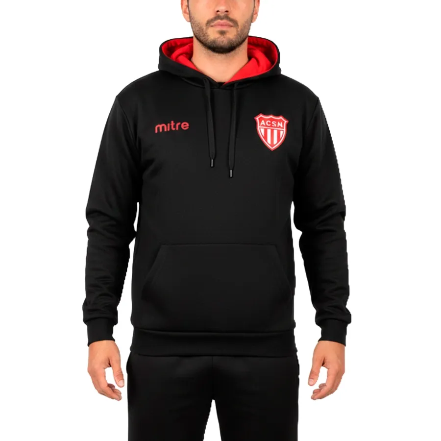 Imagen 0 de 4 de Buzo Mitre Canguro San Martin Mza-NEGRO/ROJO