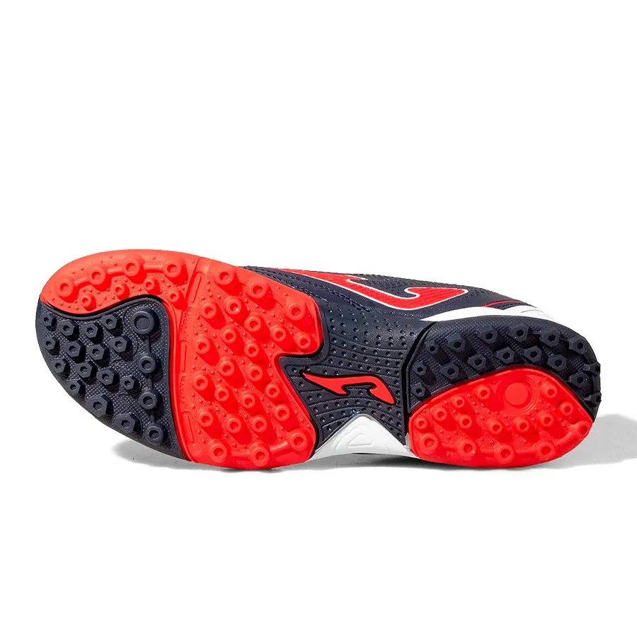 Imagen 3 de 4 de Botines Joma Toledo Turf Jr V4-MARINO/ROJO/BLANCO