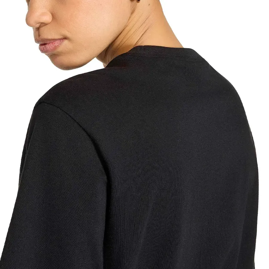 Imagen 4 de 5 de Remera adidas originals Essentials Ajuste Holgado-NEGRO/BLANCO