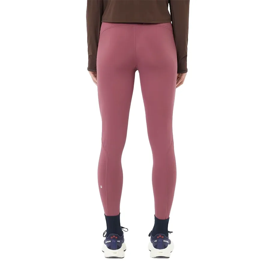 Imagen 1 de 3 de Calza Salomon Shakeout Core Tights 28"-VINO
