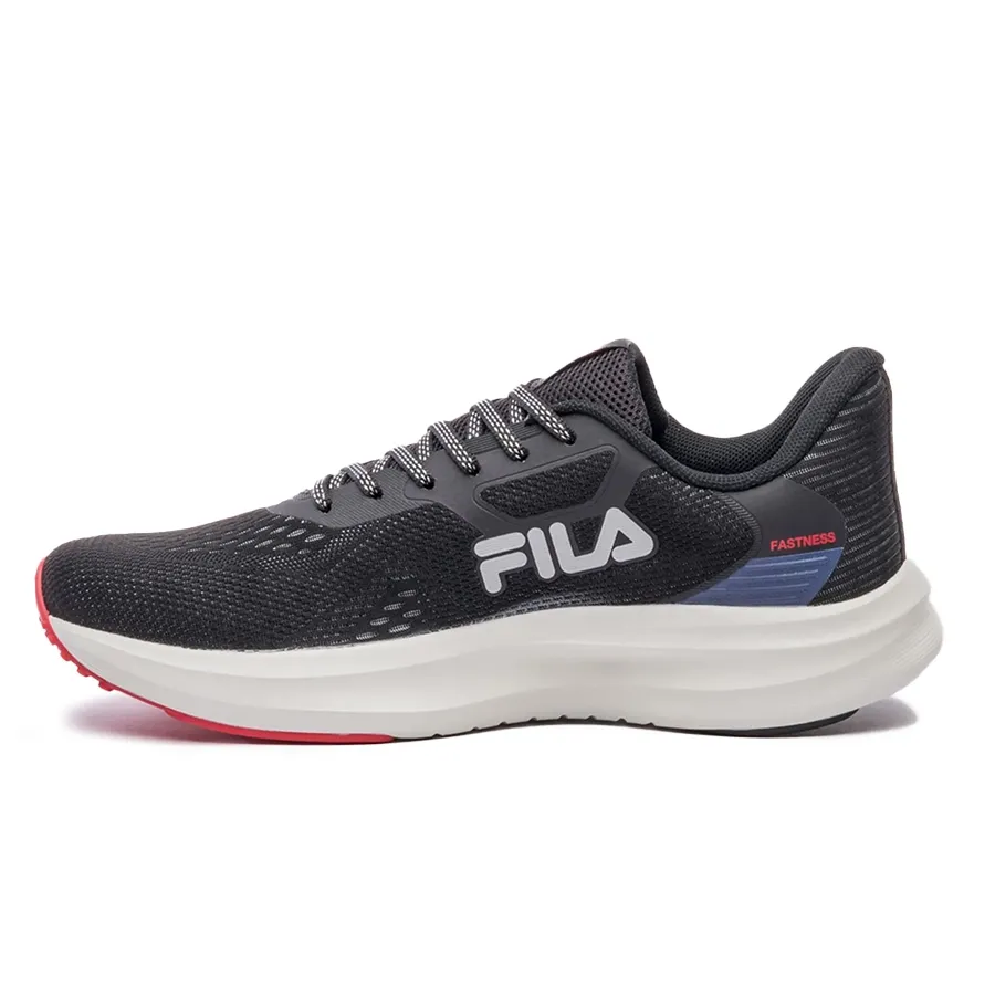 Imagen 2 de 7 de Zapatillas Fila Fastness-NEGRO/GRAFITO/ROJO