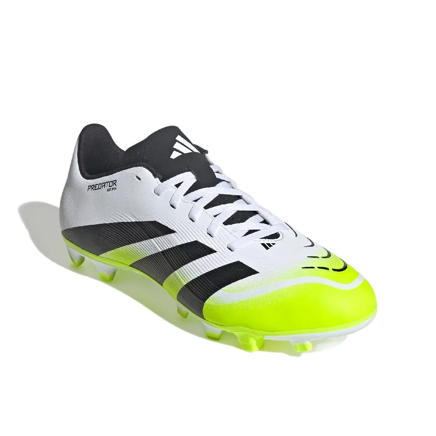 Imagen 1 de 7 de Botines adidas Predator Club terreno Fg-BLANCO/VERDE FLUOR/NEGRO