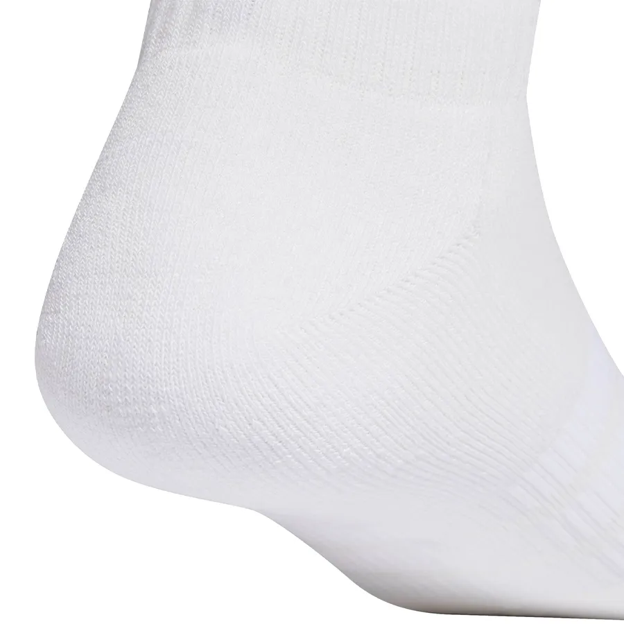 Imagen 3 de 4 de Medias adidas Essentials Pack x3-BLANCO/NEGRO