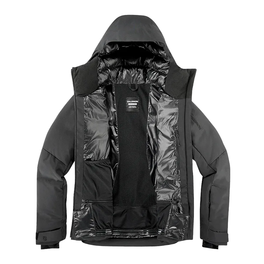 Imagen 3 de 9 de Campera Salomon Alpenflow Down W-NEGRO