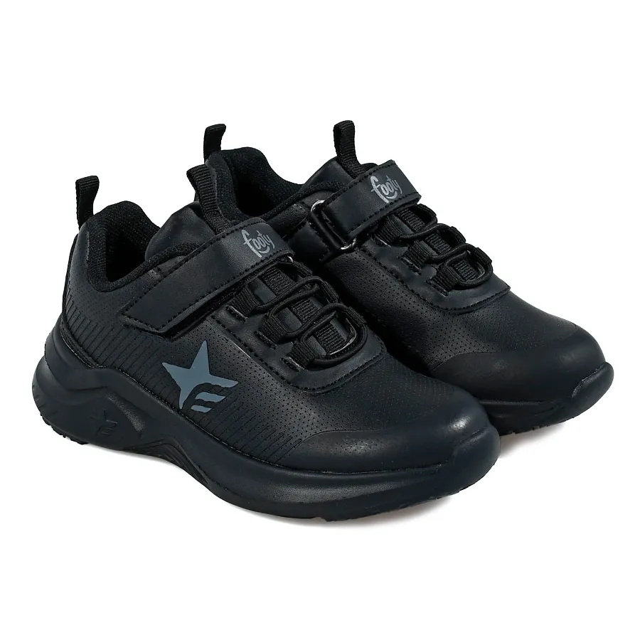 Imagen 1 de 2 de Zapatillas Footy Escolar Harvard 23-NEGRO/GRIS